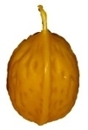 Wachskerze Walnuss